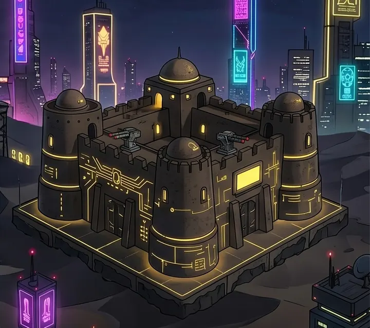 Desert Sandstone castle theme